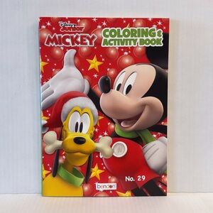 Disney Junior Mickey Christmas Coloring and Activity Book / 128 Pages